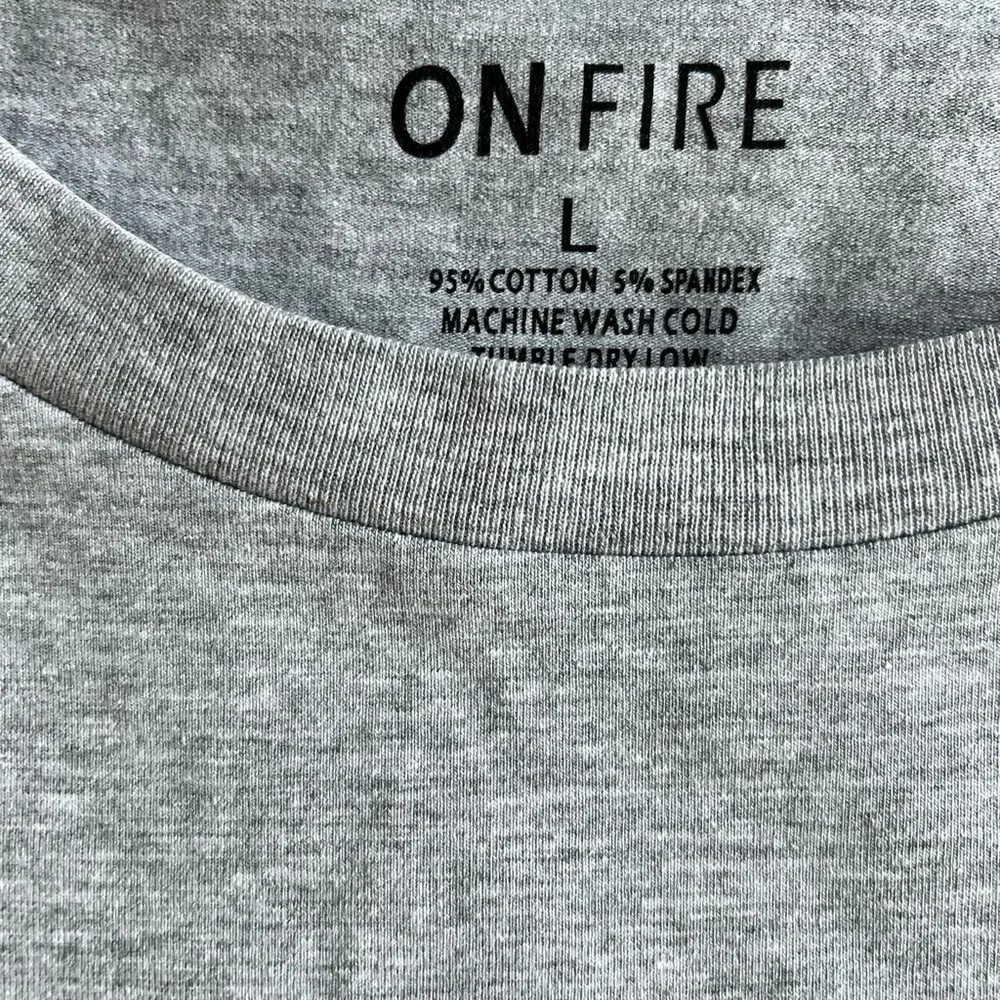Girl’s On Fire gray T-shirt dress